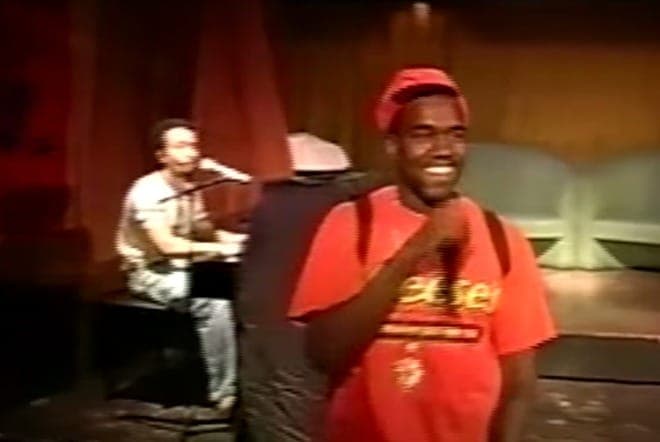 Watch Kanye West and John Legend perform the original version of 'Gold Digger' in 2003