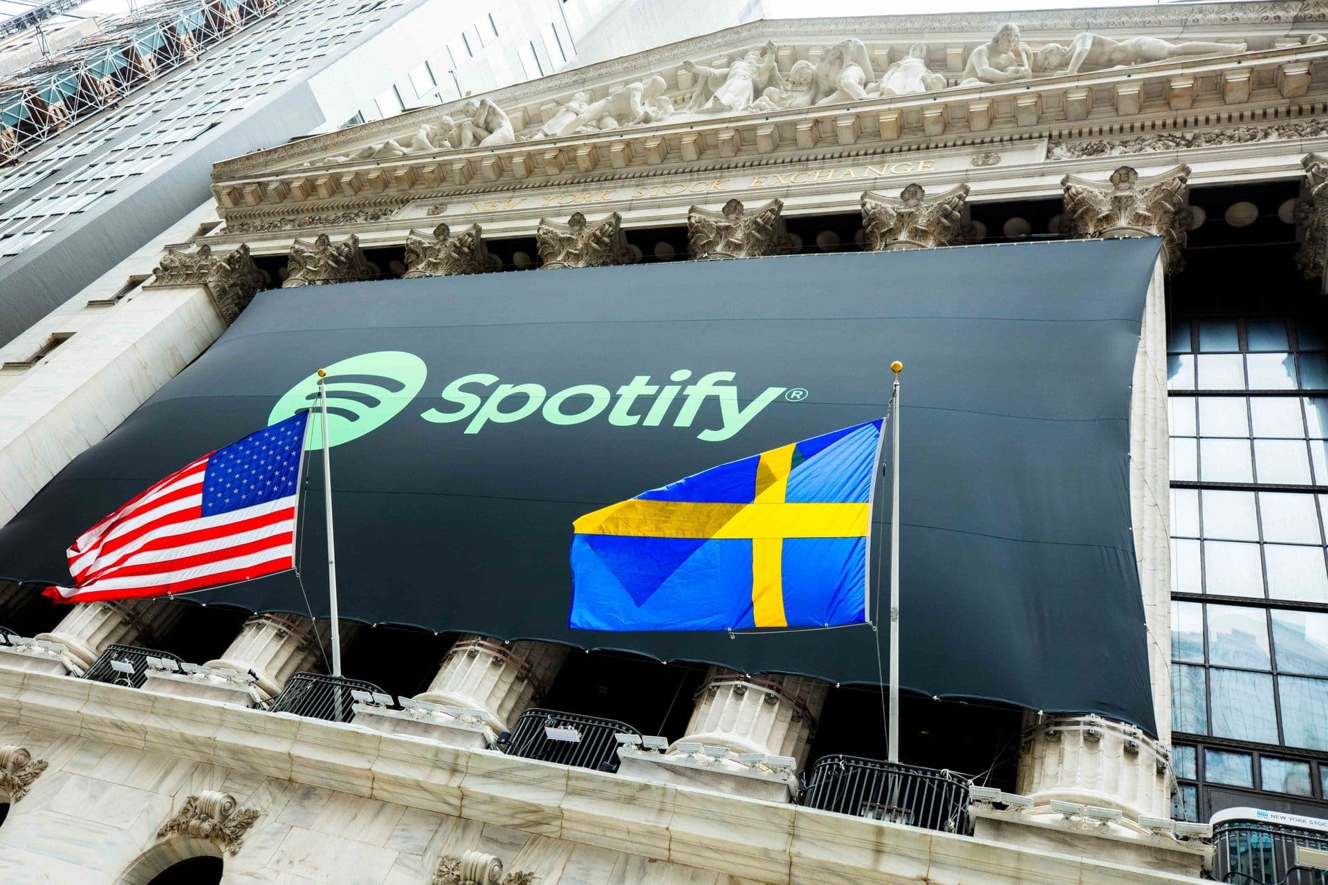 Spotify valued at $26.5 billion after first day of trading