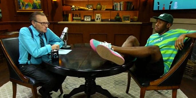 “I’m much more than a rapper”: Tyler, The Creator sits down with Larry King