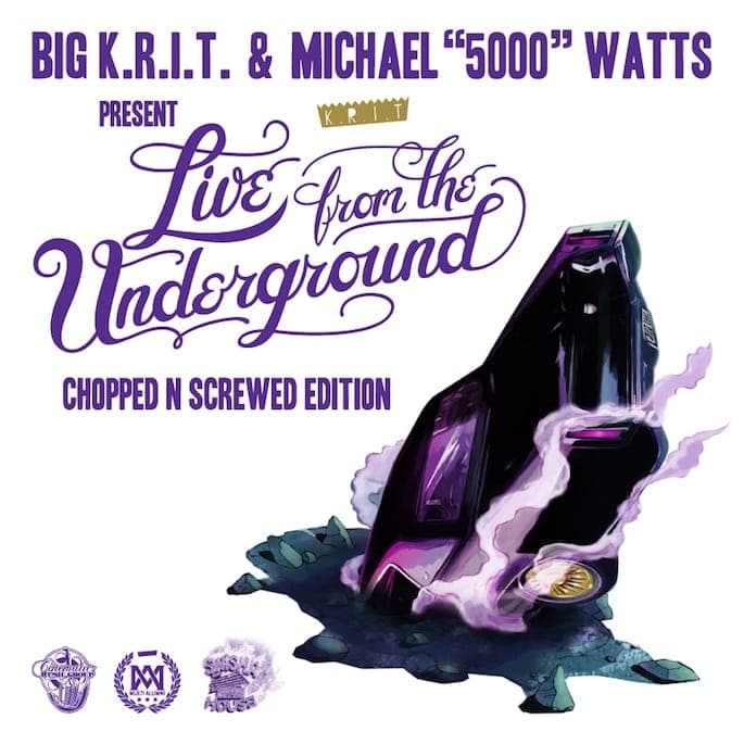 Big K.R.I.T. teams up with Swishahouse co-founder Michael "5000" Watts for chopped-and-screwed version of Live From The Underground
