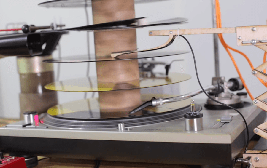 Watch Graham Dunning build a machine that plays techno by itself