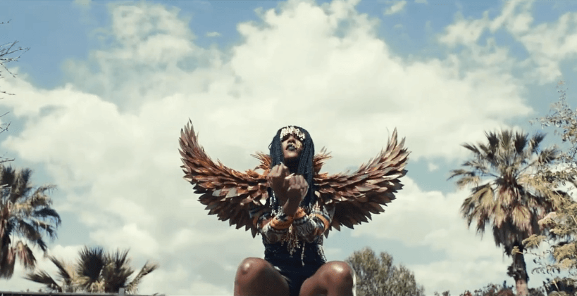 D∆WN is a gilded phoenix in the video for ‘Wake Up’