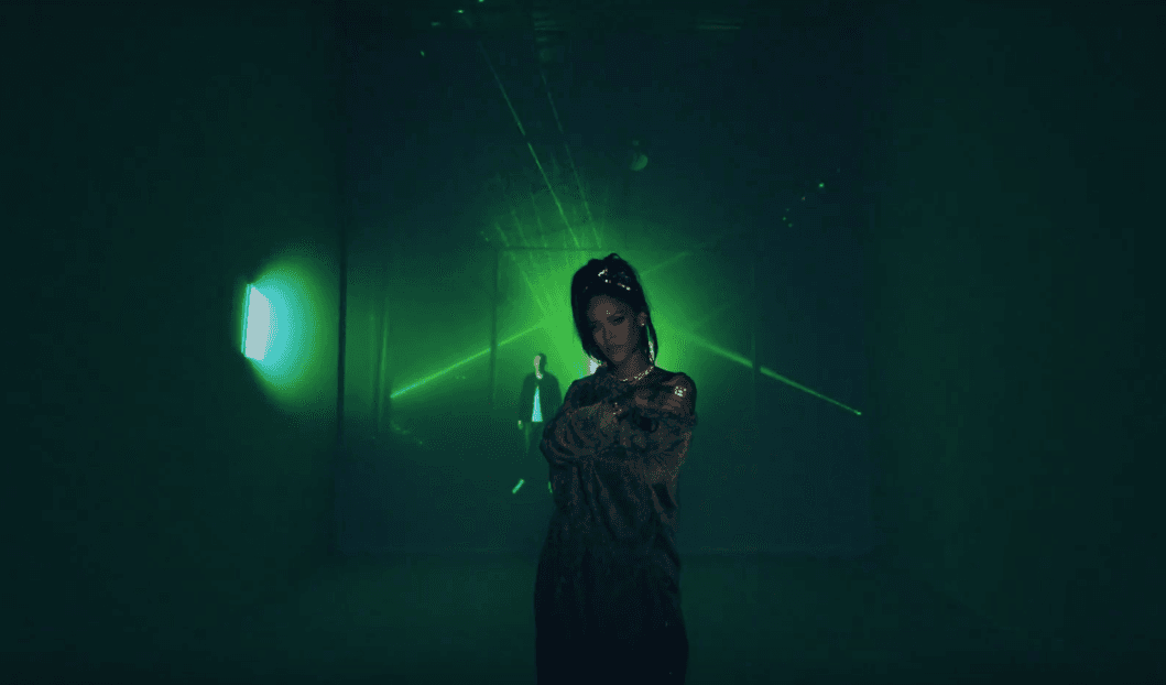 Watch the laser-filled video for Rihanna and Calvin Harris’s ‘This Is What You Came For’