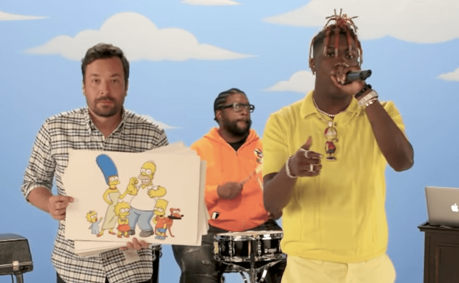 Watch Lil Yachty rap about 59 Simpsons characters