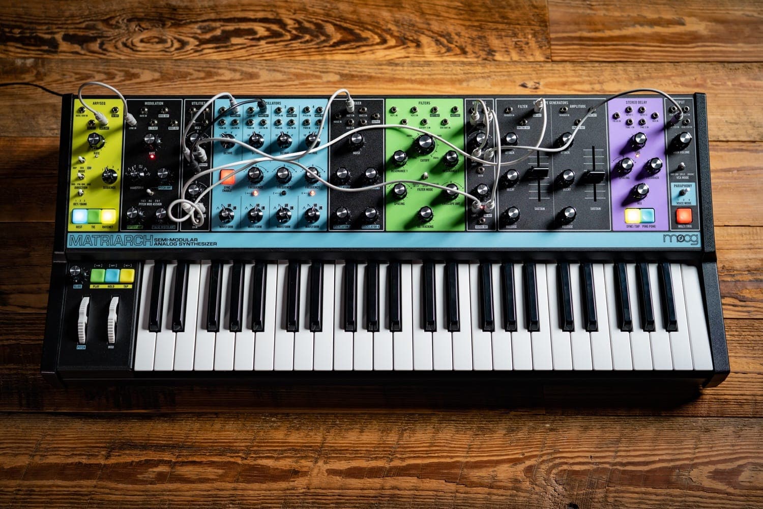 Moog launches new semi-modular analog synth, Matriarch