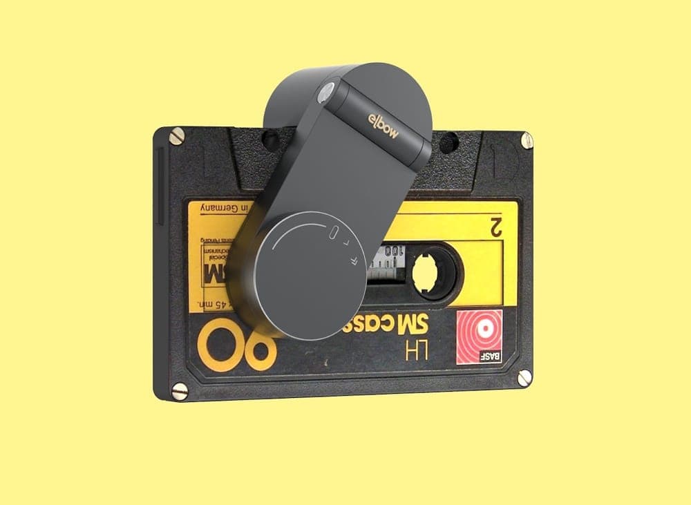 This bare-bones cassette player fits in the palm of your hand