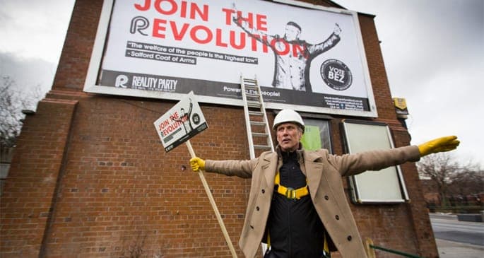 Vote Bez: Happy Mondays' dancer kicks off his general election campaign