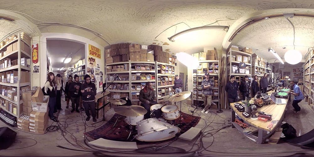 Karriem Riggins and J.Rocc perform Dilla in the Stones Throw dungeon