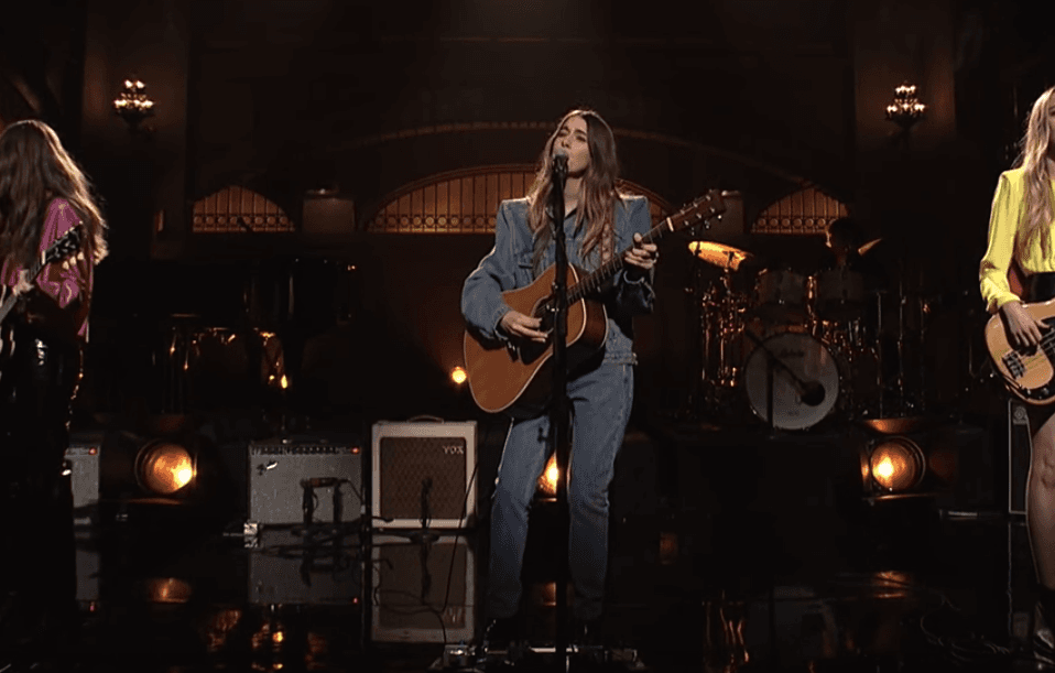 Watch HAIM perform new music on SNL