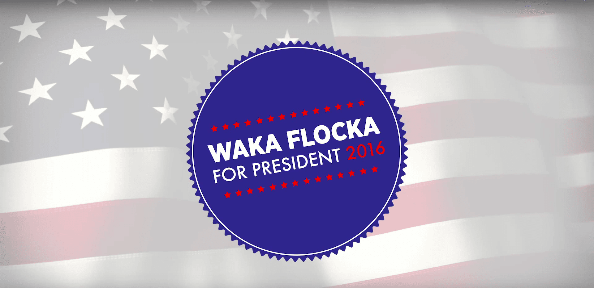 Waka Flocka Flame is launching a campaign to be President of the United States
