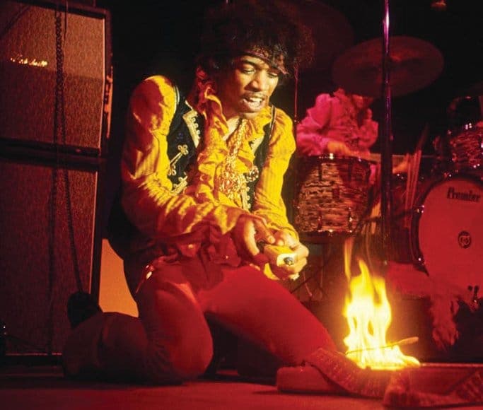 Hendrix’s famous Monterey guitar sells for £237,000 at auction