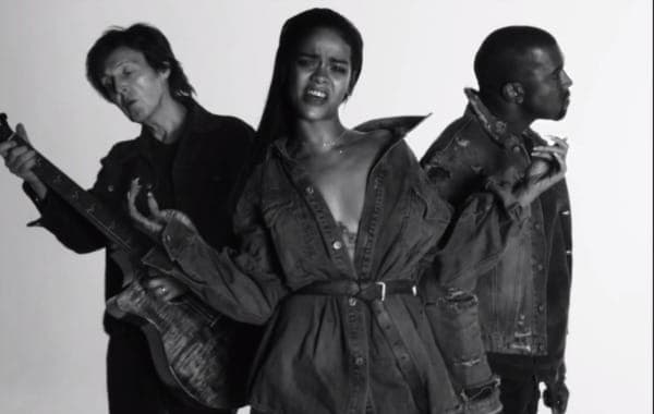 Watch Rihanna, Kanye West and Paul McCartney in the video for ‘Fourfiveseconds’