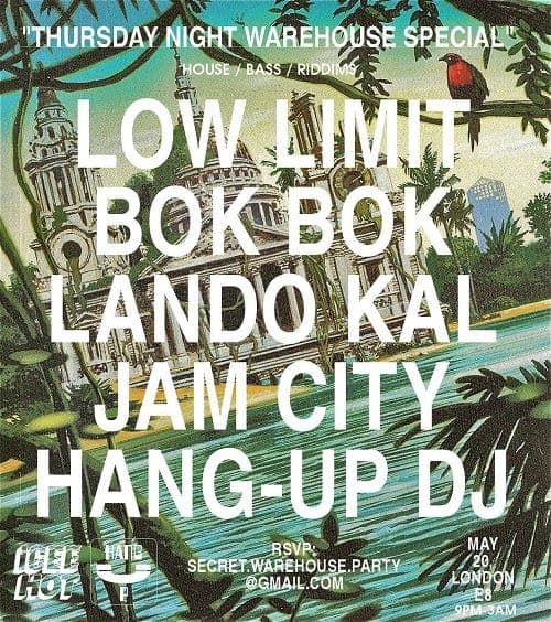 London Warehouse Party: Lazer Sword, Bok Bok, Jam City