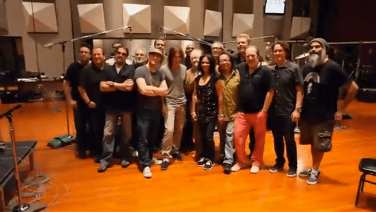 Watch a dozen of the world's greatest drummers play together for the Man of Steel soundtrack