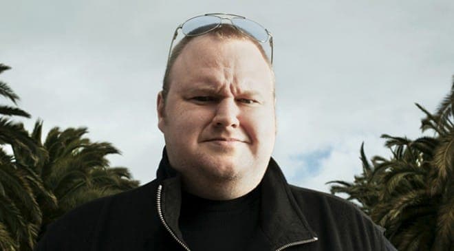 Kim Dotcom launches MEGA by staging fake FBI raid; service claims 250,000 registrations in first two hours