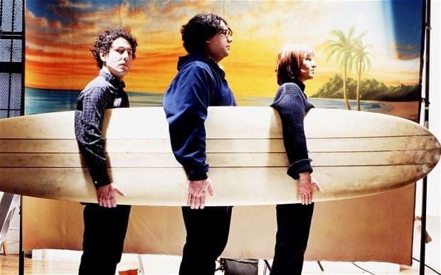 Yo La Tengo issue 3×12″ single – embedded in a shower curtain