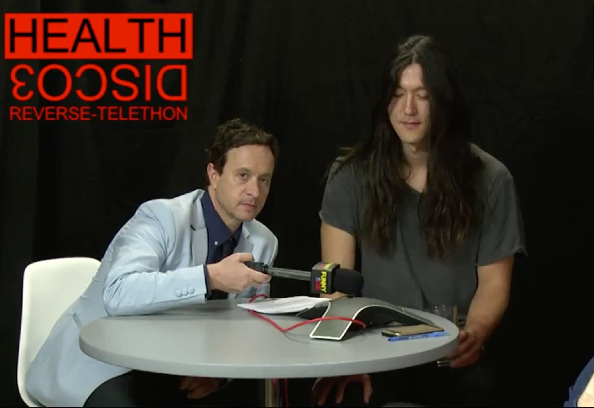 Pauly Shore and HEALTH call fans during telethon to announce surprise album