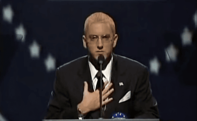 Donald Trump once endorsed Eminem to be President