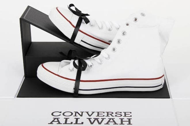 Converse has put a guitar pedal into a Chuck Taylor shoe