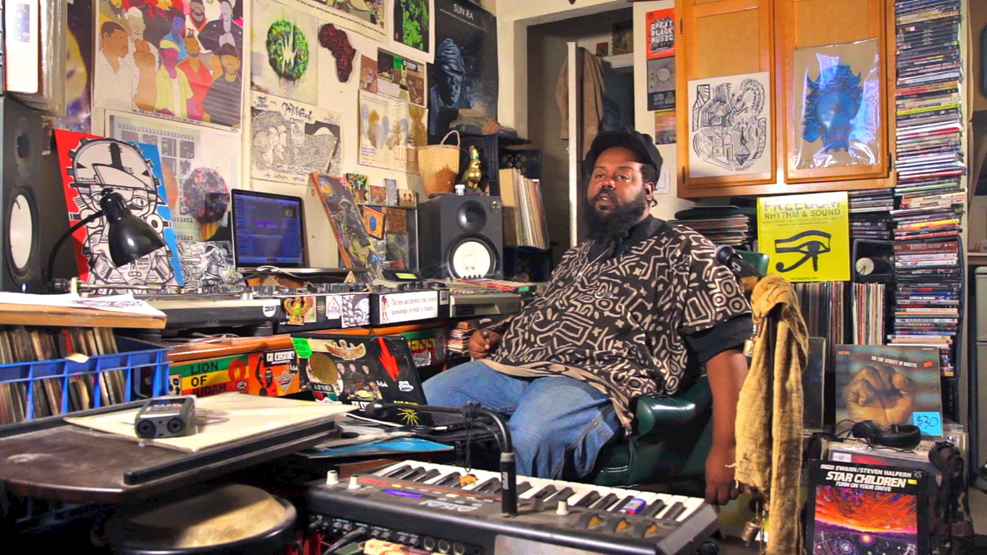Ras G: Studio Tour