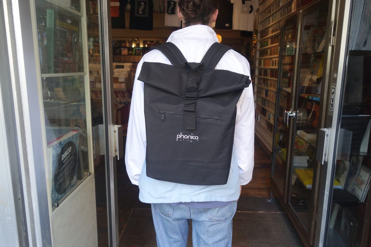 Phonica introduces roll-top record backpack