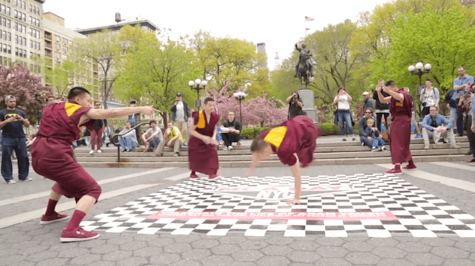 Ch-check it out: Buddhist monks breakdance in honor of Adam “MCA” Yauch