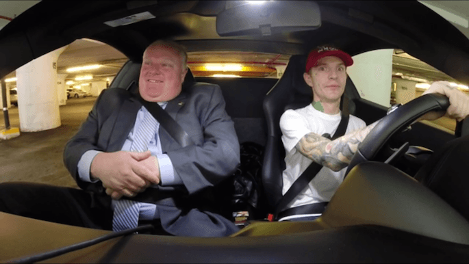 Watch Deadmau5 and Rob Ford go on a coffee run