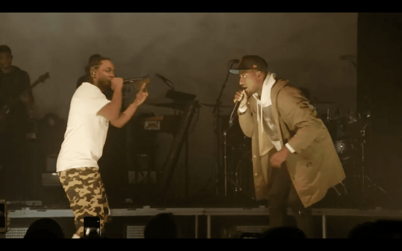 Kendrick Lamar brings fans on stage in NYC to rhyme with him