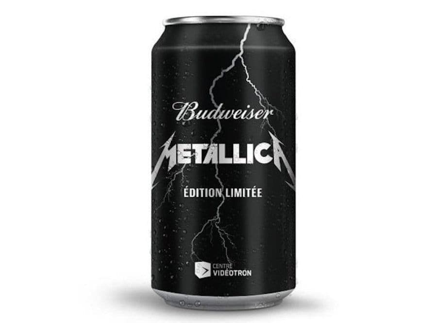 Metallica team up with Budweiser for limited edition beer