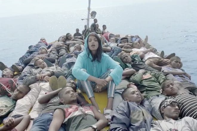 M.I.A. highlights the refugee crisis on 'Borders' video