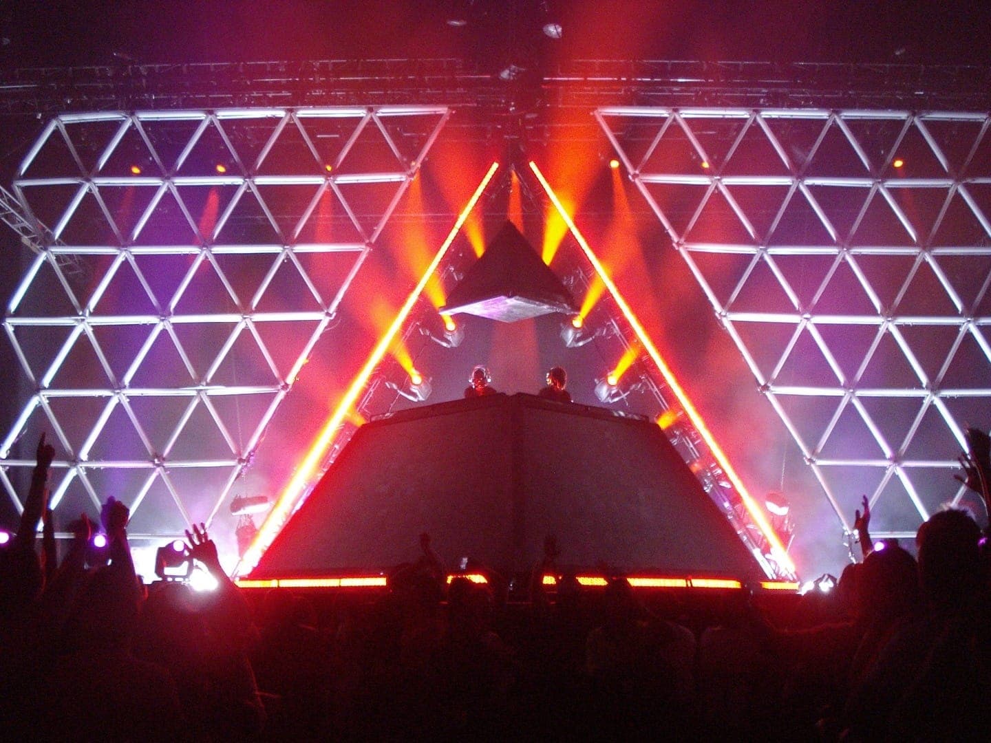 Watch the unveiling of Daft Punk’s pyramid at Coachella 2006