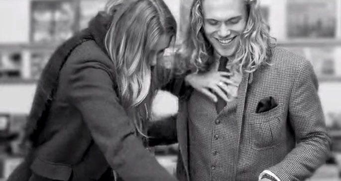 Someone's remade that awful Ralph Lauren vinyl advert with a trance soundtrack