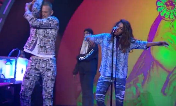 Watch M.I.A.’s weird performance of ‘Double Bubble Trouble’ on Seth Meyers