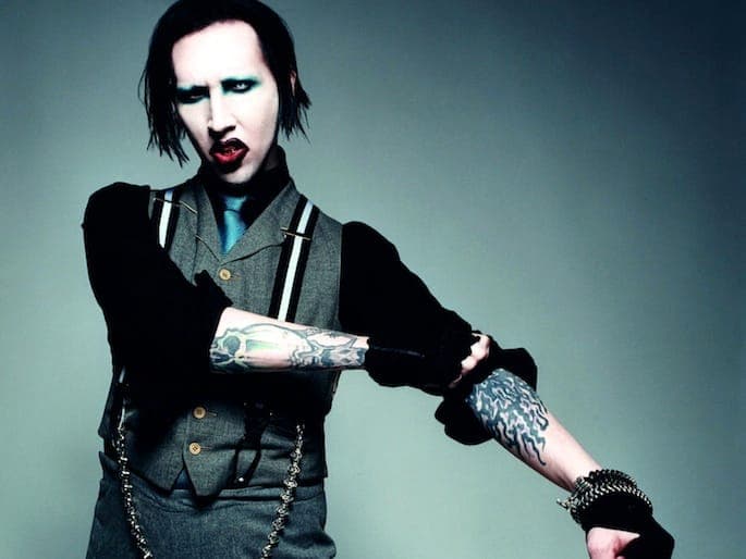 The beautiful people: check out Marilyn Manson's makeup-less Eastbound & Down cameo