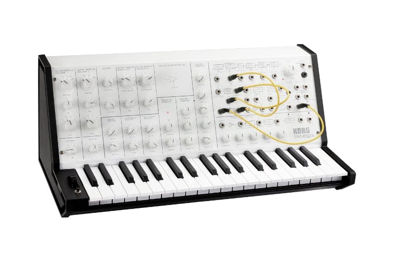 Korg is releasing a white version of its MS-20 mini synth