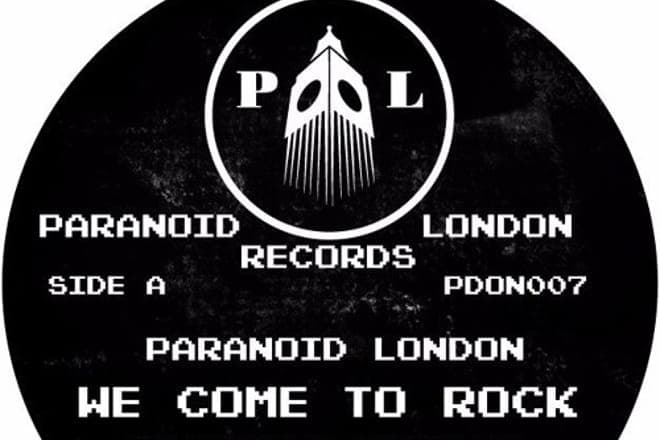 Paranoid London cover electro classic 'We Come To Rock' on next 12"