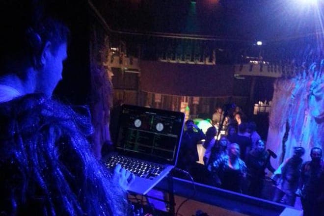 Hudson Mohawke played a secret DJ set in a Chewbacca costume