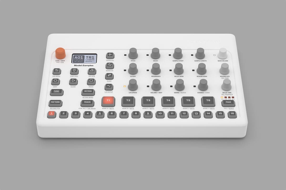 Elektron launches affordable six-track groovebox, Model:Samples