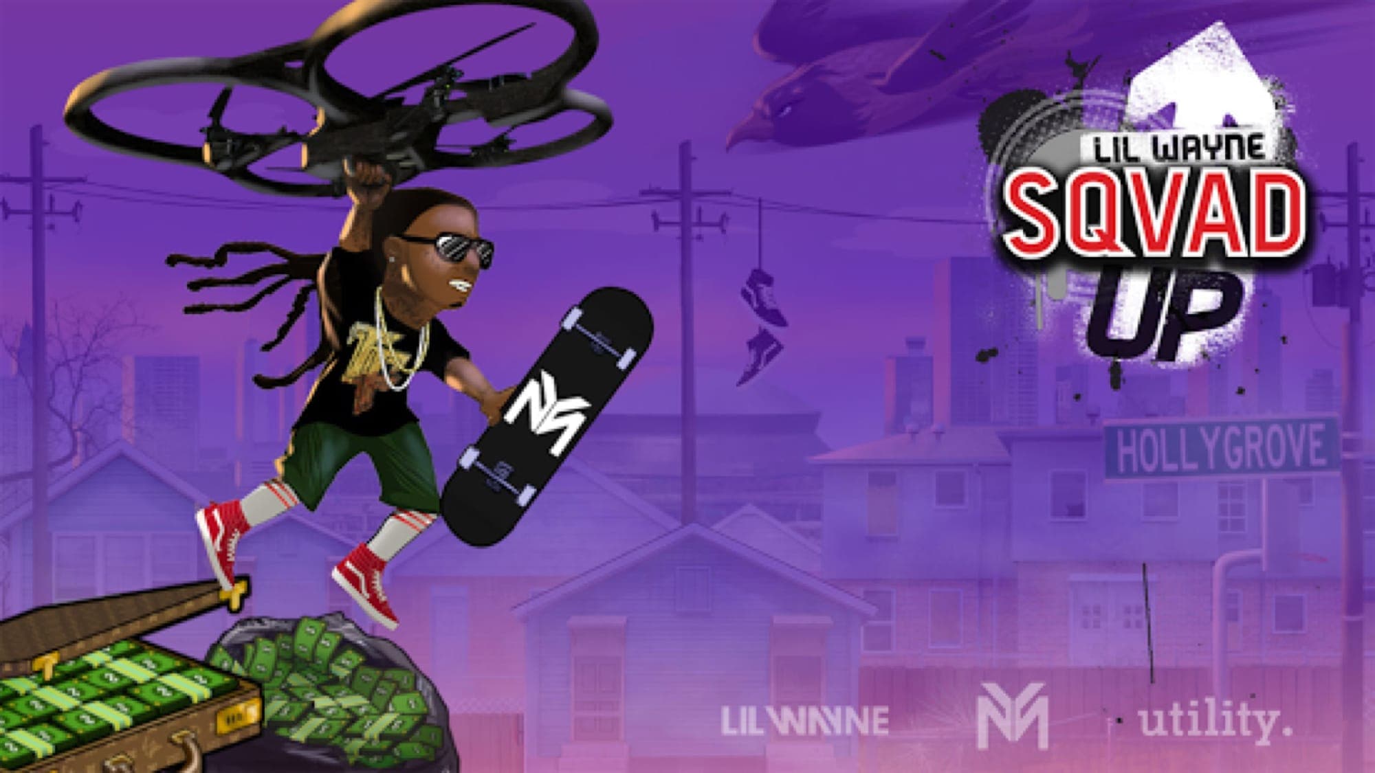We played Lil Wayne’s mobile skateboard game and learned that birds are your enemy
