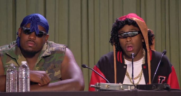 Tyler the Creator parodies street rap with ‘I Just Bought A Bugatti (I’m Happy)’