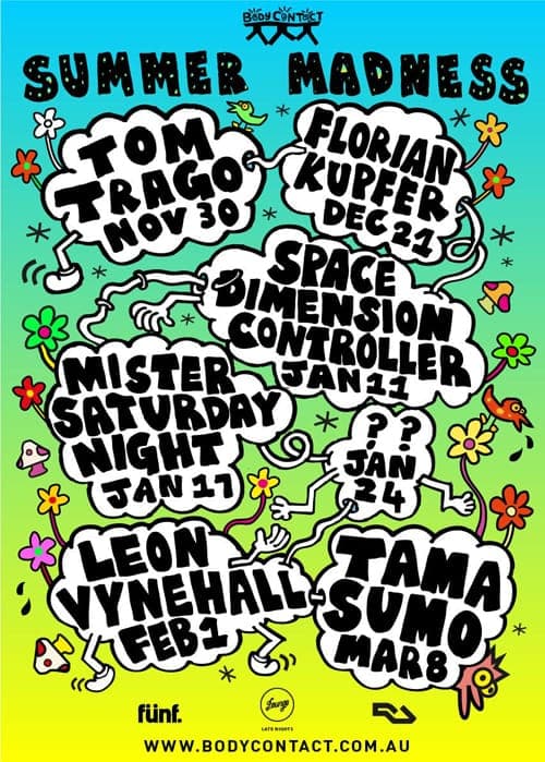 Tama Sumo, Tom Trago, Florian Kupfer and more head to Melbourne for Summer Madness