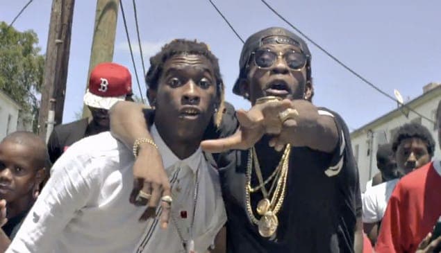Young Thug disses Rich Gang partner Rich Homie Quan on stage, or hopefully it's all just a joke