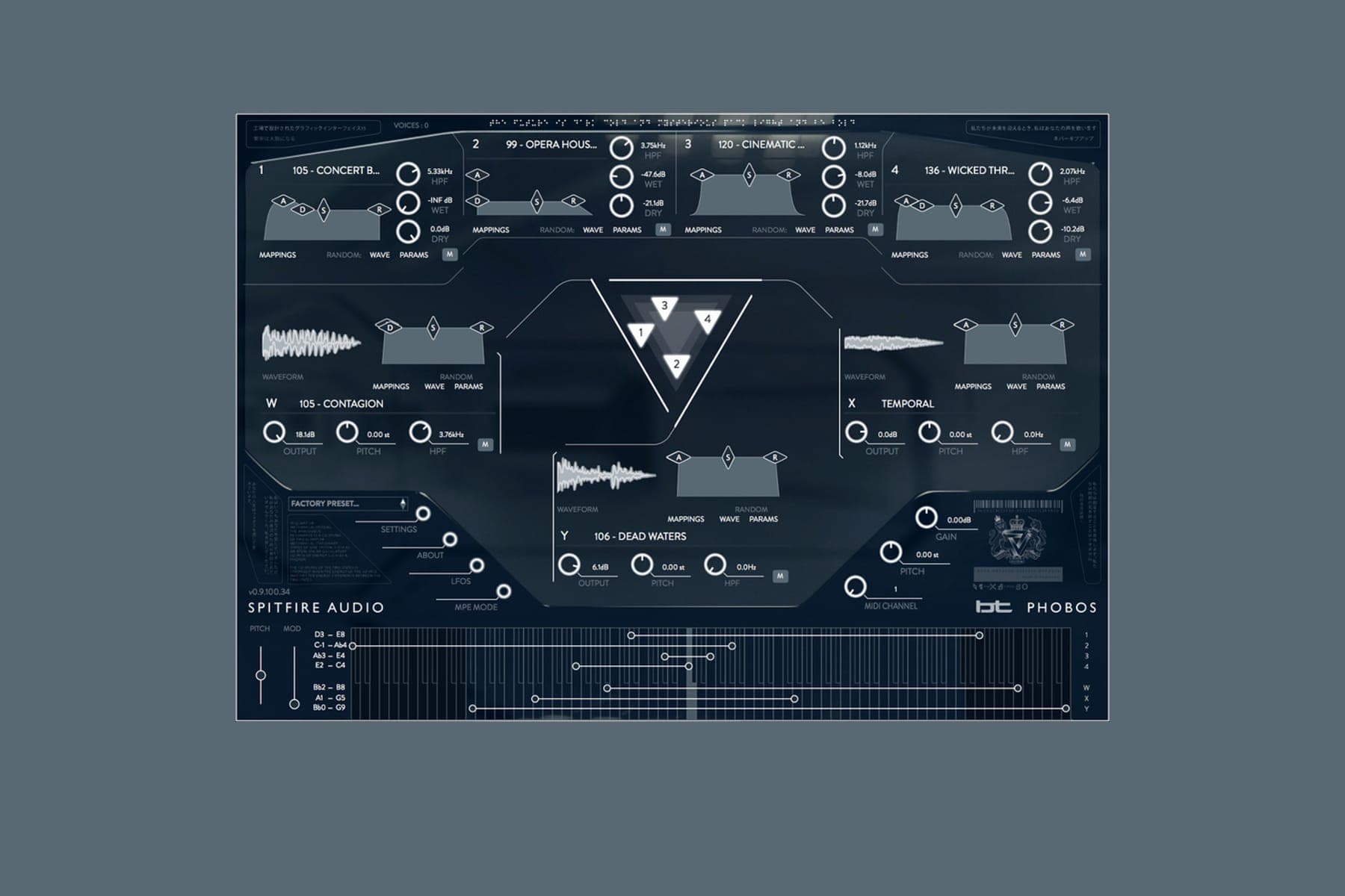 BT Phobos is a sample-based plug-in synth with wild sound morphing power
