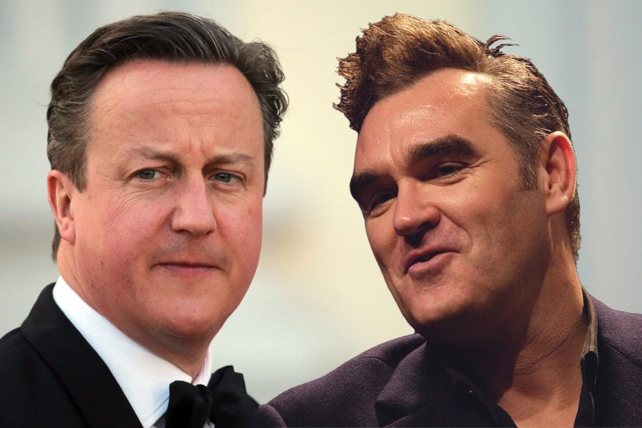 David Cameron calls Morrissey “my favourite man”, ruins his lyrics like he ruined the economy