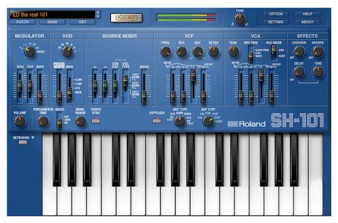 Roland’s AIRA line emulates classic SH-101 with new PLUG-OUT soft synth