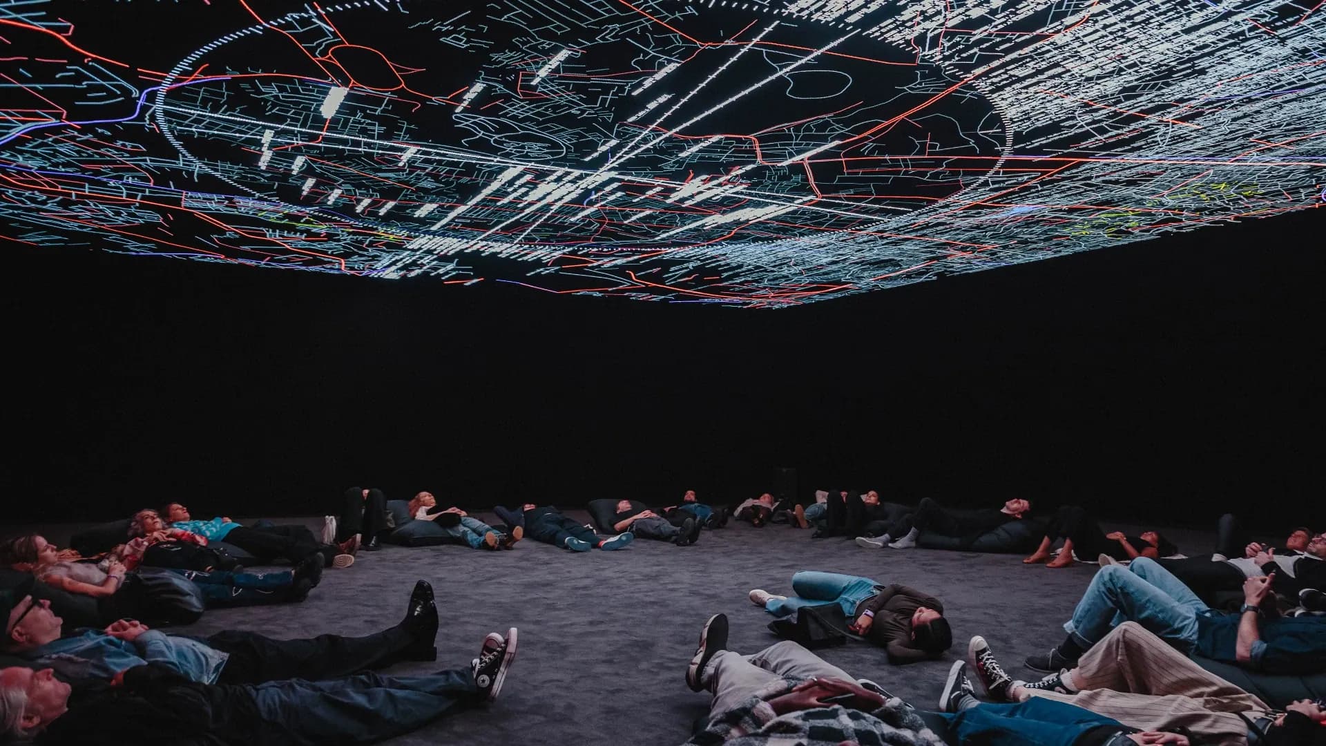 Ryoji Ikeda installation data-cosm [n°1] extended at 180 Studios until 1 February, 2026