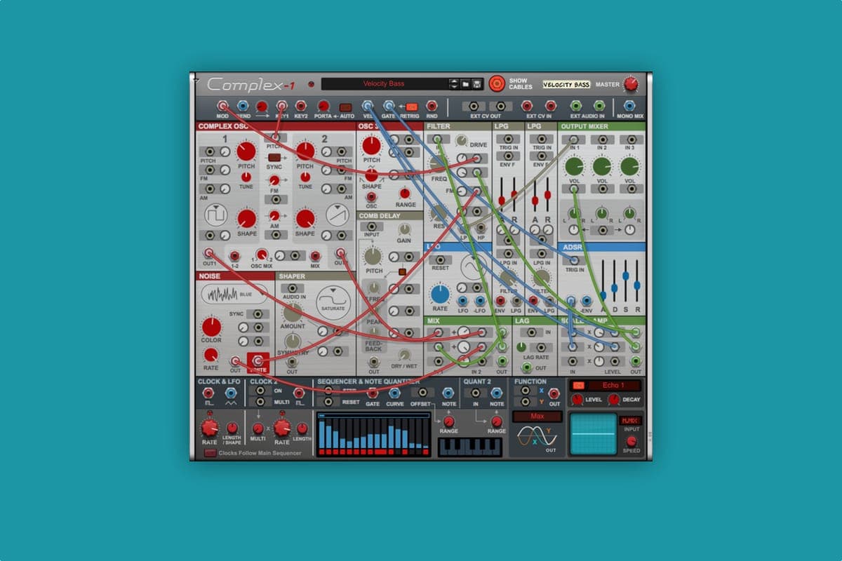 Reason gets its own modular synthesizer, Complex-1