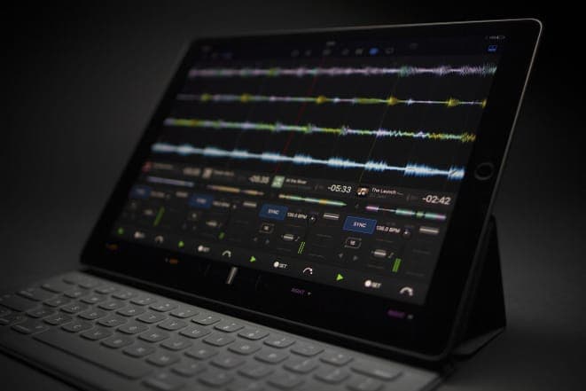 Djay Pro is a DJ app tailor-made for iPad Pro
