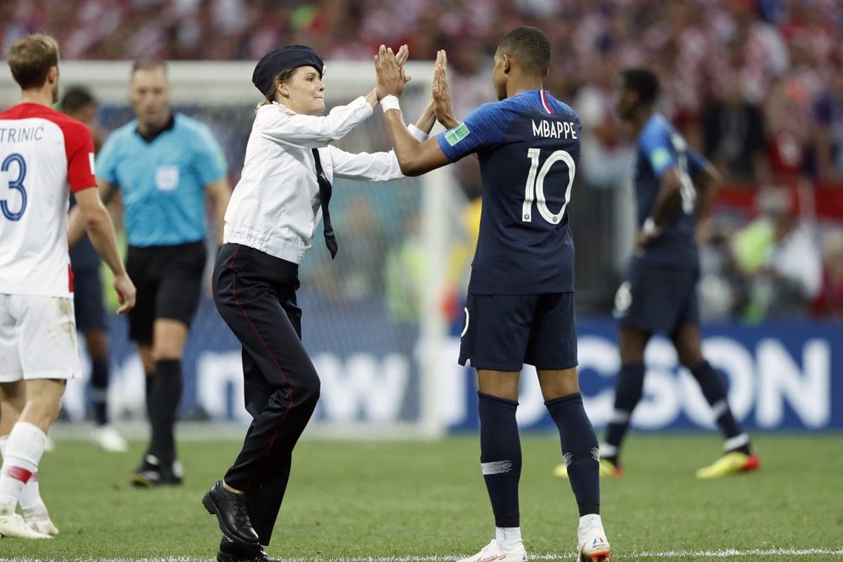 Pussy Riot give update on members arrested after World Cup pitch invasion