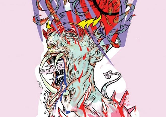 Grimes has illustrated every track on Art Angels